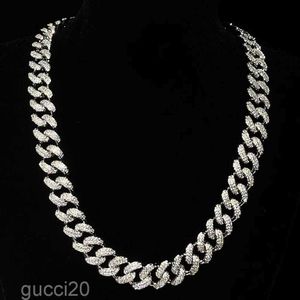 Hip Hop Jewelry New Necklace Factory Price Men America Gift Chain Party Figure Halsbandsmiami Kuban Link Real Gold Givr 059J FQOC