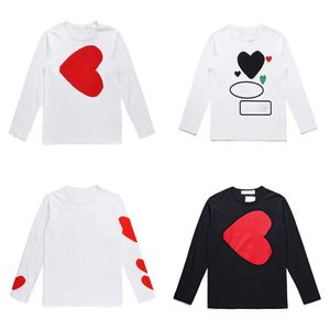 Mens Play Womens CDG Sweatshirts Hoodies Quality Commes Sweater Loose Women Hoodie with Label Fashion Hip Hop Letters Des Badge Garcons Long Sleeve Top Jacket