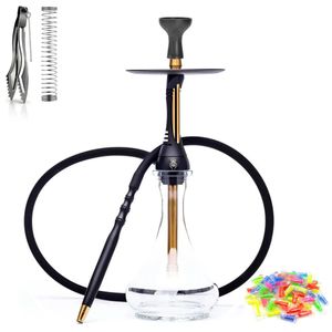 Premium Shisha Hookah Set Multicolor Sheesha Chicha Nargile Water Pipe Rökningstillbehör 240417