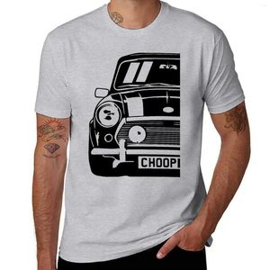 Herrpolos klassiska mini Automotive Art T-shirt Söta kläder Svart Sportfans Mens Vintage T Shirts