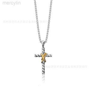 Designer David Yumans Yurma Jewelry Armband XX Gold och Silver Cross Pendant CLAVICLE CHAIN ​​SAMT SALE