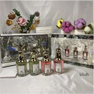 Penhaligons Parfüm Erkekler Sprey Koku Portreleri Parfüm benzersiz Penhaligon Canavar Keçi Serisi 4*30ml Hediye Seti Fox Elk Deer Peacock Cheet 254