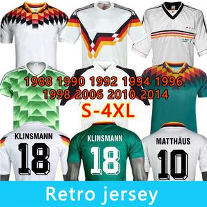 Almanya Retro Jersey 1988 1990 1992 1994 1996 1998 2006 2010 2014 Ev ve Uzakta Jersey Beckenbauer Matthaeus Sammer Efdenberg Ballack Lahm Oyuncu Jersey