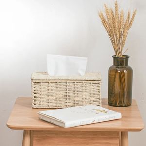 Rattan Tissue Box Vintage SEMPKINE CUSS CUSTRUM BLUTTE STOUNGE PRECTER PRACE DEKADACJA DEKURA