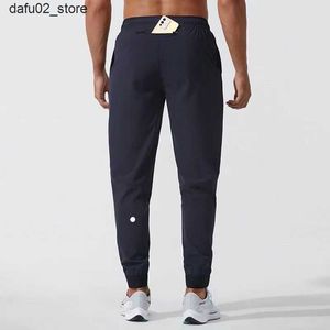 Herrenhosen Herren LL Jogger Langes Hosen Sport Outfit Schnell trockene Kordelkordel Taschen Taschen Jogginghosen Hosen Herren Casual Elastic Taille Fitness Q240417