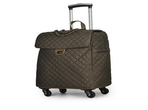 Designer -Gepäcktasche tragbare Reisewagen Taschen auf Rädern Rollende Gepäck Frau Handtasche Trolley Koffer Tragetaschen Reise Ba3911170