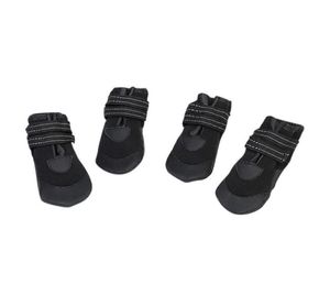 Hundekleidung wasserdichte Haustier Leuchtschuhe dick warm für kleine Hunde Antislip Regen Schneestiefel Welpen Socken PU Stiefel Produkt Winte4474711