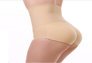 Höga midja kvinnor trosor bantning mage kontroll falska rumpa rumpa lyfthöftförstärkare vadderad push up shorts3782886
