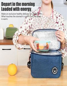 Depolama Çantaları Termal Gıda Kapı Çantası Öğle Yemeği Kutusu Taşınabilir Soğutucu Katlanır Yalıtım Piknik Sepet Buz Paketi İçecek Taşıyıcı Yalıtımlı5514597