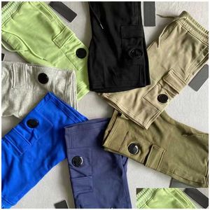 Męskie spodenki Summer męskie Casual Cargo Spodnie plażowe spodnie modowe z kieszeniami bawełniany krótki pop joggery upuszcza odzież cl dhmxv