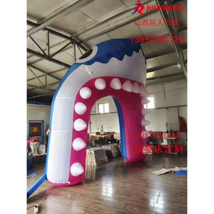 Mascot Costumes Shark Arch Rainbow Gate Party Party Dostosowane przez Meichen Set producent