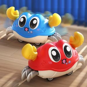 Crawling Crab Tummy Time Baby Sensory Toys Infant Learning Crawl Toddler Development Babies Interactive Walking Birthday Gift 240408