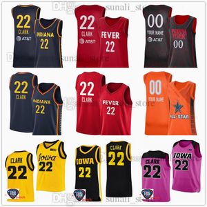 2024 Final Four Women Basketball Jersey Iowa Hawkeyes 22 Caitlin Clark 3 Sydney Affolter Hannah Stuelke 20 Kate Martin Draft Pick No.1 Indiana Fever 0 Kelsey Mitchell