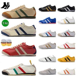 Disgner Scarpe da corsa all'aperto Tiger Messico 66 TOKUEN TRIPLE ONITSUKAS Tiger Black White Oro Pure Gold Kill Women Sports Allenatori Sports Dimensioni di lusso 36-45