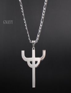 jewelry 3242mm size Gothic Punk Judas Priest Necklace Stainless Steel Men039s Favorite Pendant merch logo symbol Char6674493