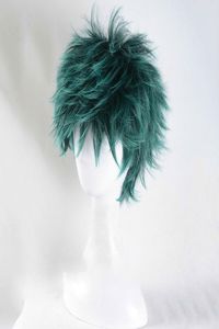 Parrucche sintetiche My Boku No Hero Academia Midoriya Izuku Costume Costume COSÌ CAPELLA WIG Cap6654017