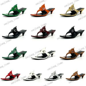 Designer Slippers 2G Women's Heel Sandals Summer Luxury Thick high-heeled sandals with ankle buckle High Mid Heels slingback slides Heels Mules Beach Sexy Wedding 7cm