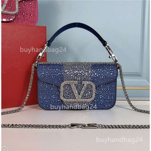 Handbag Vlogoo Buckle Designer Bag Luxury Woman Magnetic Vallentinos New Shoulder Bags Brass Portable Small Light Square Single Crystal Letter Messenger 215L