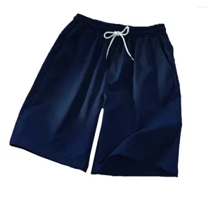 Pantaloni corti da uomo vacanza all'aperto che corre a colori solidi basket bodybuilding fitness da uomo comodo