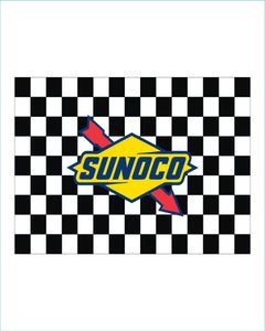 Custom Digital Print 3x5ft flags Race Racing Mahwah SUNOCO Cup Series Event Checkered Flag Banner for Game and Decoration1290249
