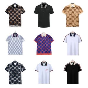 2024 Men's T-shirt Designer Polo Shirt High Street Embroidered Pony Letter Printed Clothing Men's Brand Polo Shirt