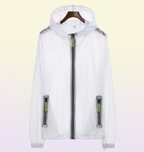 Reflective Transparent Thin Jacket Men Summer Hooded Sunscreen Plus Size Coat Men Streetwear Chaquetas Hombre Windbreaker 5J0012469357996