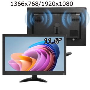 Sistem en yeni 11.6 inç HD Geniş Ekran VGA AV BNC HDMI USB LCD LCD Monitör Ev Güvenlik Ekranı TV PC için Bilgisayar Ekran CCTV Kamera