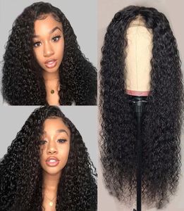 Water Wave Human Hair Wig Remy Hair Glueless 150 Density 13X4 Lace Front Human Hair Wigs Pre Plucked 13X6 Transparent Lace Wigs9636036