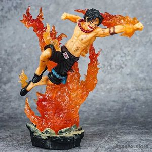 Figuras de brinquedo de ação 16 cm One Piece Anime Figura GK Portgas D. ACE Ação Figura PVC Collection Modelo Collectible Doll Toys