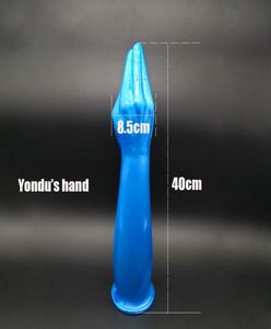 Sexprodukt Fist Dildo Extreme enorm dildo sm realistisk Fist Sex Toy Big Hand Arm Dildo Fisting Anal Plug Penis för kvinnor Y201118716727