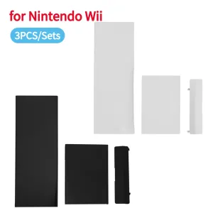 Altoparlanti 3/6pcs Copertura della scheda di memoria Sostituzione del coperchio dello slot 3 in 1 Cuscini di protezione Accessori per console di gioco CONSOLE Fit per Nintendo Wii