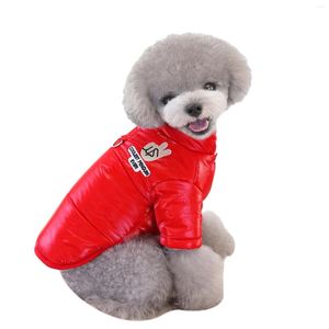 Abbigliamento per cani fresco autunno inverno pet gatto vestito caldo giacca in stile britannico con collare di pelliccia per cucciolo medio ropa para perro