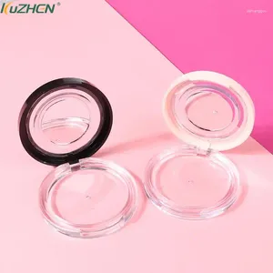 Storage Bottles 10g Empty Air Cushion Puff Box With Round Mirror Portable Makeup Case Container For Loose Powder Travel Jar