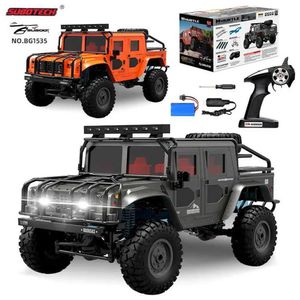 Diecast Model Cars Bg1535 1 12 full-size remote control vehicle 4WD high-speed racing off-road vehicle model toy J240417