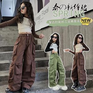 Set di abbigliamento adolescente ragazza primaverile abiti primaverili in cotone toppants top pantaloni a manica lunga