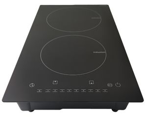 Electric Cooker 2 Burners Induction Cooktop Touch Screen Vertical Home Cooker Stove ETL Certificate Home Appliance