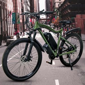 City Mountain 500W Motorcykel 26 Hjulstorlek Electric Hybrid Bike E-Bike