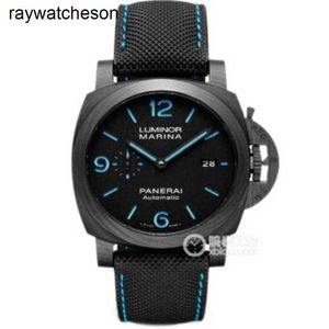 Panerai Luminor Watch Swiss vs Factory Top Quality Automatic Full Set 44mm Lumino Composite Carbon Fiber Mechanical Mens PAM01661