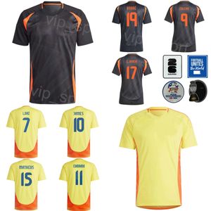 2024 Copa America Colombia Soccer 2 Carlos Cuesta Jersey 9 Jhon Cordoba 3 Jhon Lucumi 21 Daniel Munoz 11 Jhon Arias James Rodriguez Football Room