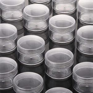 Garrafas de armazenamento 120pcs 10g jarro de creme 10ml/10g recipiente cosmético Mini garrafa de garrafa de pele de embalagem amostra de embalagem