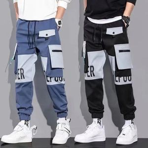 Workwear pants for mens trendy brand fat oversized spring and autumn casual 240407