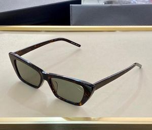 Novos óculos de sol Moda feminina triângulo gato olho completo quadro completo sl276 modelo popular uv400 lente estilo verão preto branco cor vêm wi8922694