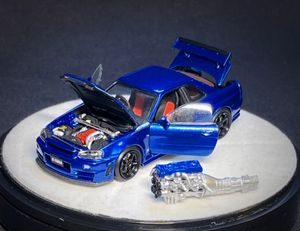 PGM*EN MODEL 1 64 R34 Z TUNE DIECAST MODEL CAR 240402