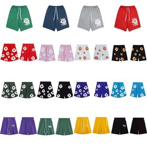 Designer mens shorts for men Hip Hop personality foam donut Kapok sports shorts Flame Print running basketball shorts new loose men's and women's short s US Size S-XL 001