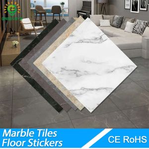 Thick Wall Tiles Sticker Self Adhesive Floor Stickers Marble Bathroom Ground Waterproof Wallpapers PVC Bedroom Furniture Room 240329 s papers