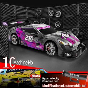 Diecast Model Cars Upgraded Half Scale Remote Control Racing 4x4 with Infinite Variable Speed 4WD Childrens Car Toy Gifts for 2024 J240417