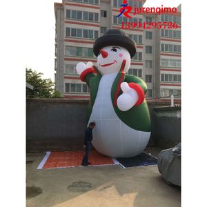 Kostiumy maskotki IATABLE REKLAMY SNOWMAN Niestandardowe wykonanie na dużą skalę przyjęcia urodzinowego