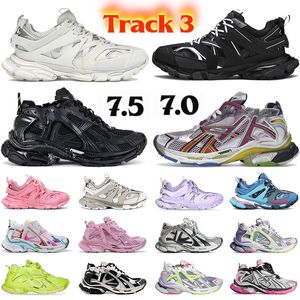 Track Runner 7 7.5 3 Designer Heel Women Men Dress Shoes Light Blue All Black White Pink grandfather Beige Luxurys Designer Shoes Loafers Sneakers Woman Mens Trainers