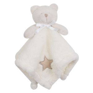 Desenho animado animal urso recém -nascido edredom soother apaziguar towel bebê cobertor de segurança dormindo brinquedo de pelúcia