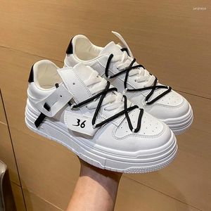 Casual Shoes White For Women Sneakers Autumn 2024 Fashion Lace-up Running Sports Shoe Tennis Female Platform Sneaker Vulcanize Footwear